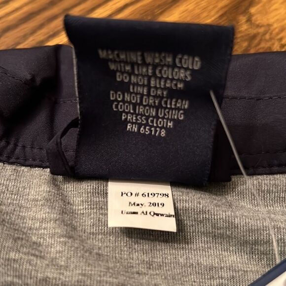 Mens Charles River Striped Sideline Jacket, XXL, Navy w/ white stripe, NWT - Picture 7 of 7